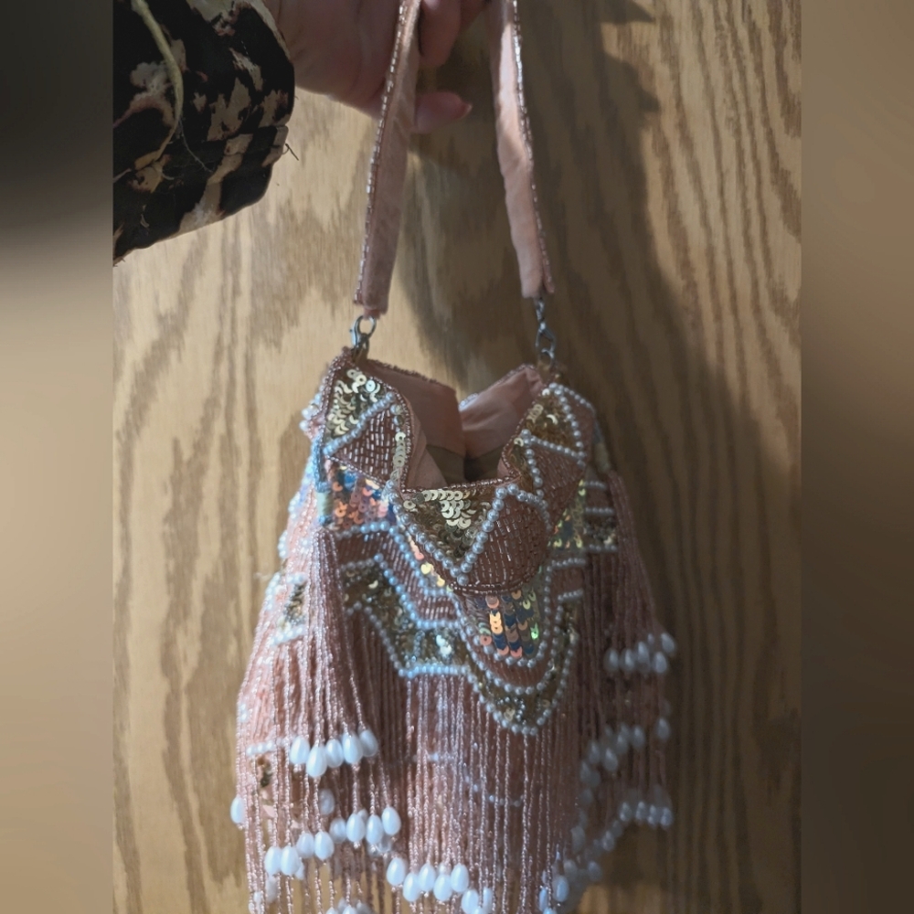 Never Before Worn Beaded Embellished Potli Handbag